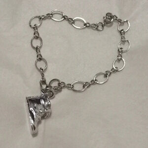 ✨ Fun Vintage Sterling Silver Boot Charm Bracelet ✨